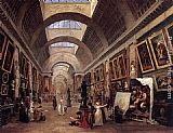 Hubert Robert Design for the Grande Galerie in the Louvre painting